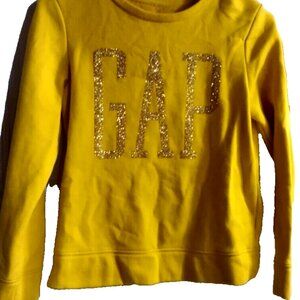 GAP Girls Kids Yellow Sweatshirt Size 12
